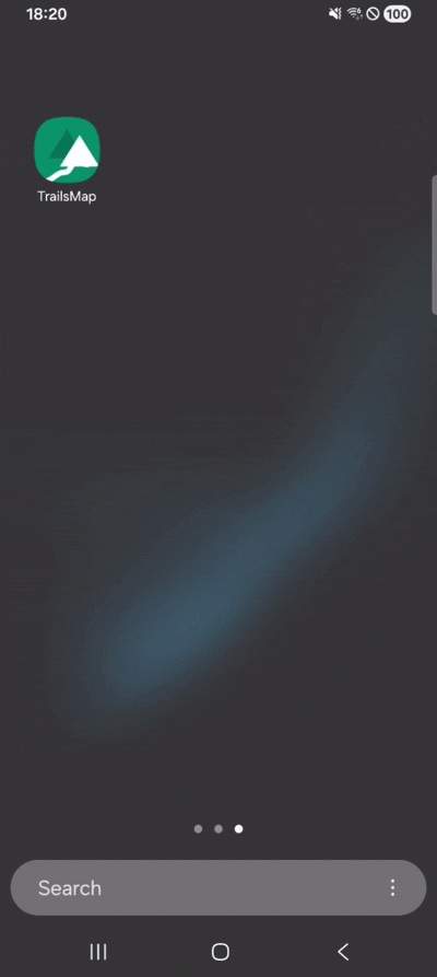 Switching language and toggling light and dark theme in TrailMap